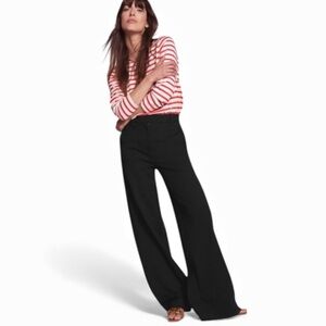 BODEN Belgravia 🆕 Wide Leg High Rise Ponte Pants Viscose w/Stretch NWOT Sz 12R